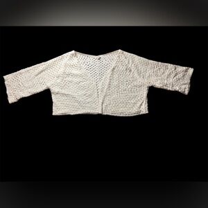 POL Boho m Crochet Hexagon Cardigan Sweater One Size